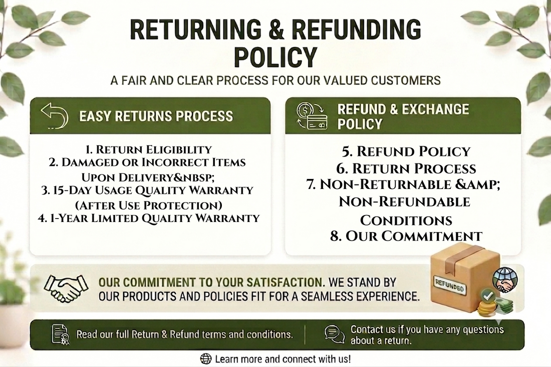 Return &amp; Refund Policy