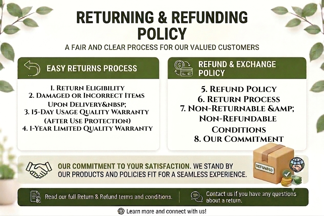Return &amp; Refund Policy