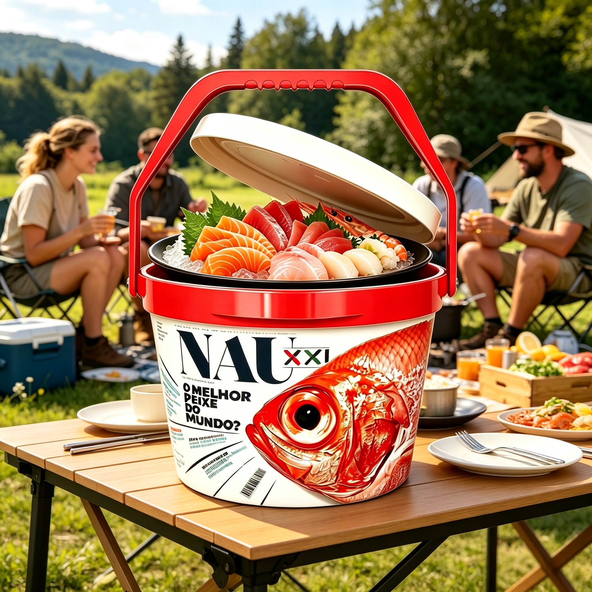 Portable Ice Bucket with Handle | Large Capacity Beverage Ice Tub for Beer, Wine, Champagne, BBQ, Camping & Party Cooler