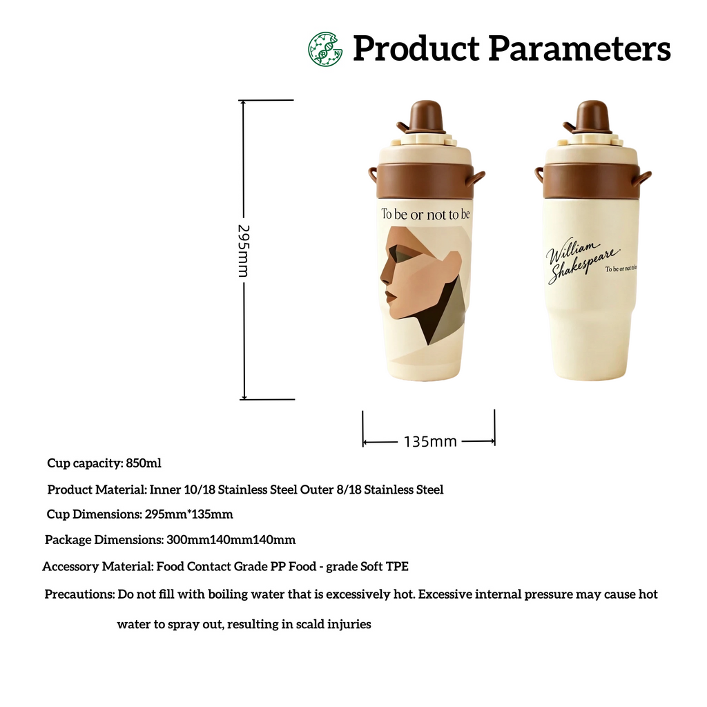 4-in-1 Rotating Multi-Flavor Tumbler with Ice Compartment | Insulated Travel Cup