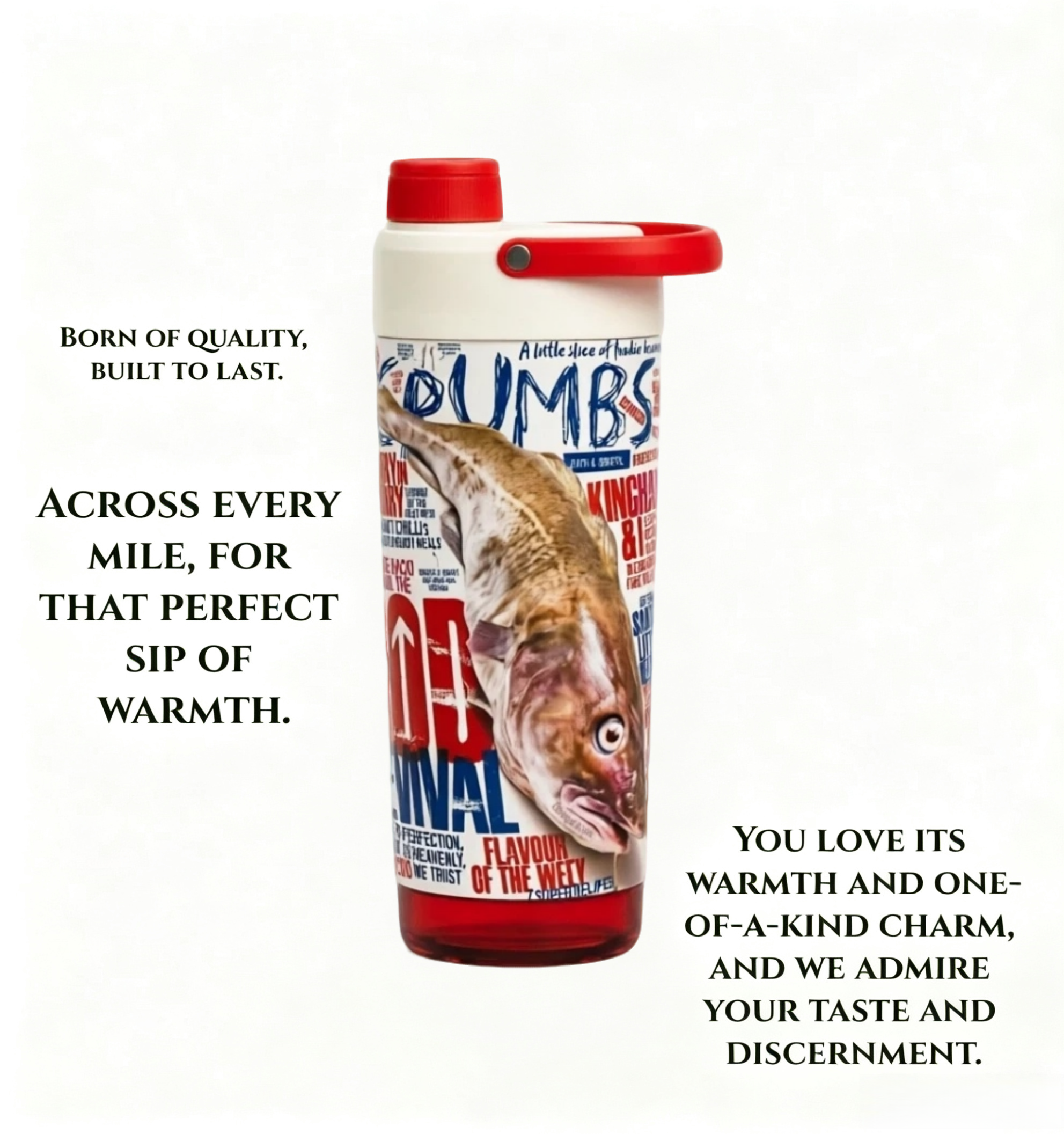 Insulated Tumbler with Hidden Snack Storage | Stainless Steel Travel Mug with Handle