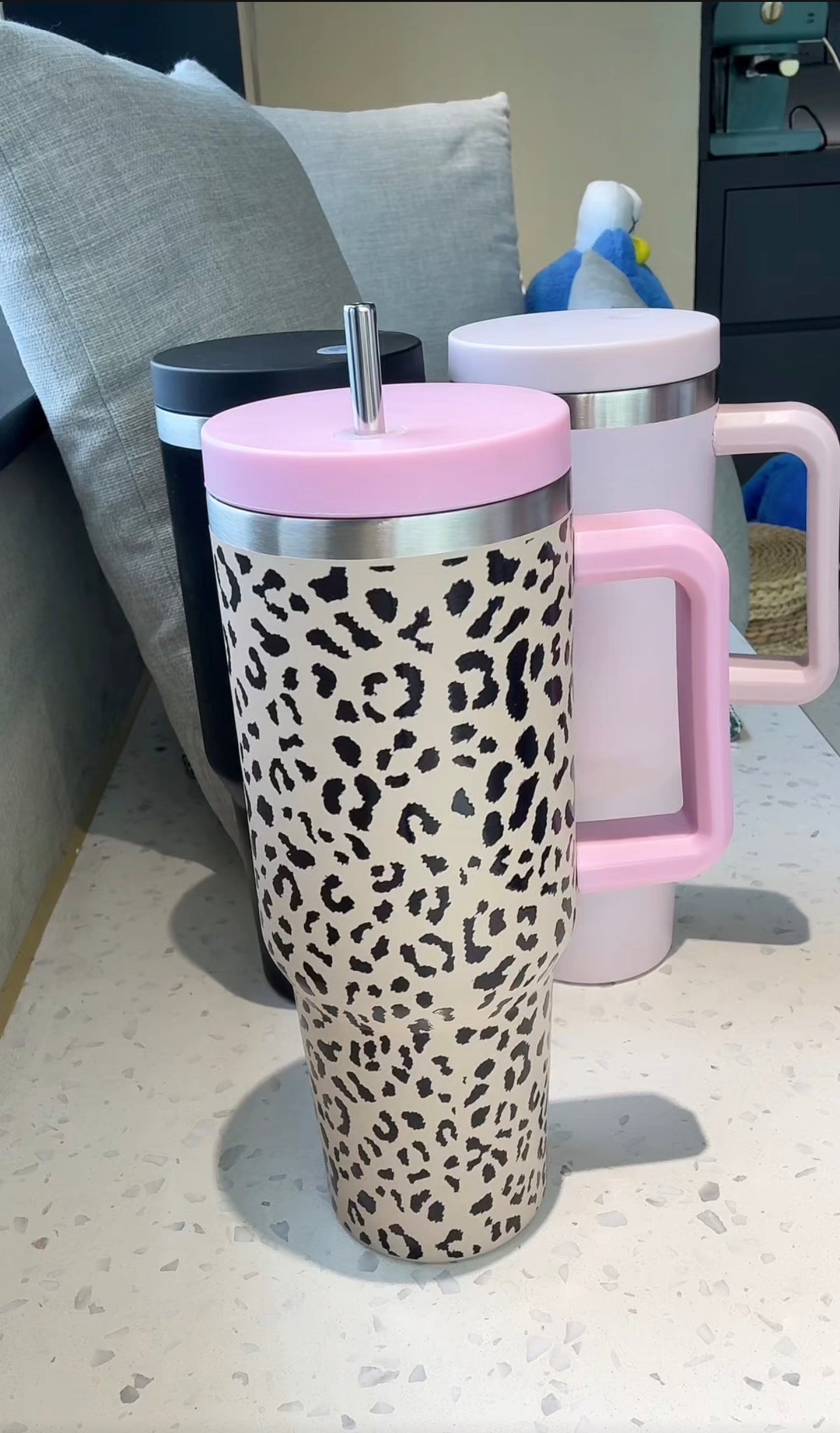 Large Capacity Stainless Steel Insulated Tumbler with Handle | OEM ODM Custom Logo Private Label Wholesale Manufacturer