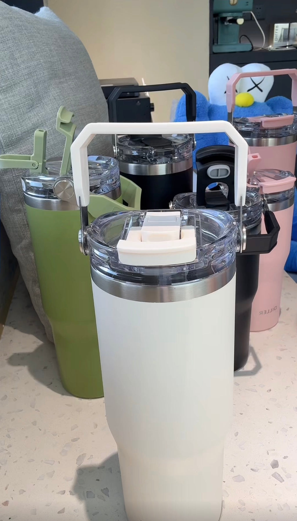 Large Capacity Stainless Steel Insulated Tumbler with Handle | OEM ODM Custom Logo Private Label Wholesale Manufacturer