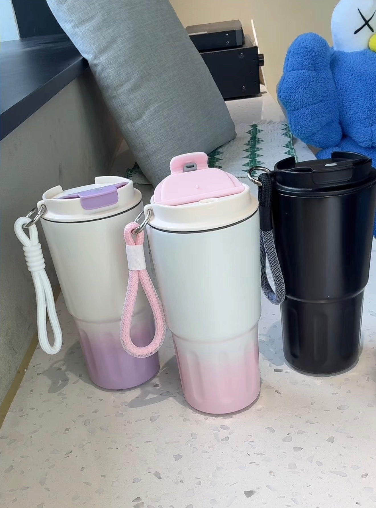 Large Capacity Stainless Steel Insulated Tumbler with Handle | OEM ODM Custom Logo Private Label Wholesale Manufacturer