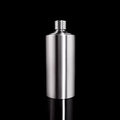 Frosted aluminum wine bottle