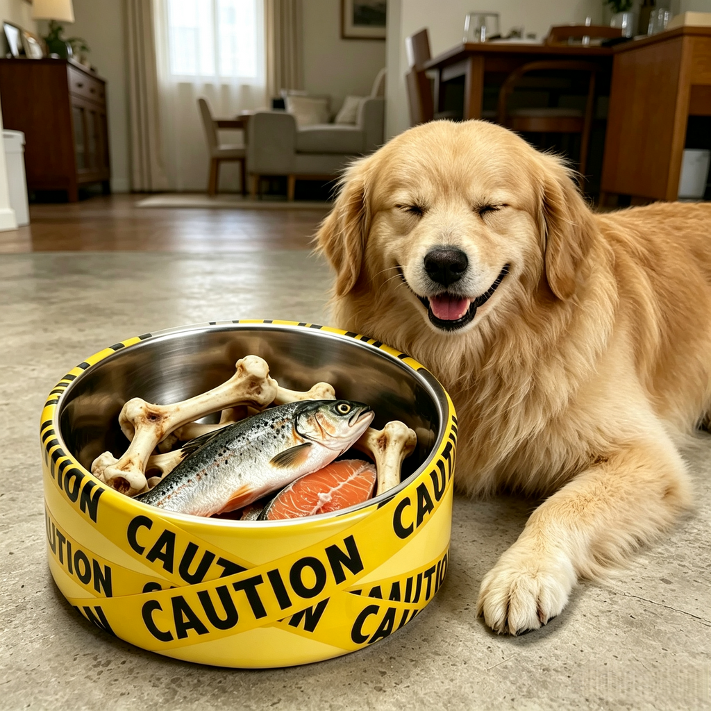 Stainless Steel Pet Bowl – Non-Slip Dog & Cat Food Water Bowl, Durable Pet Feeding Dish with Caution Print for Small, Medium & Large Pets
