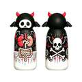 107#Halloween Soccer Water Bottle with Football Lid | Insulated Sports Tumbler for Kids & Fans