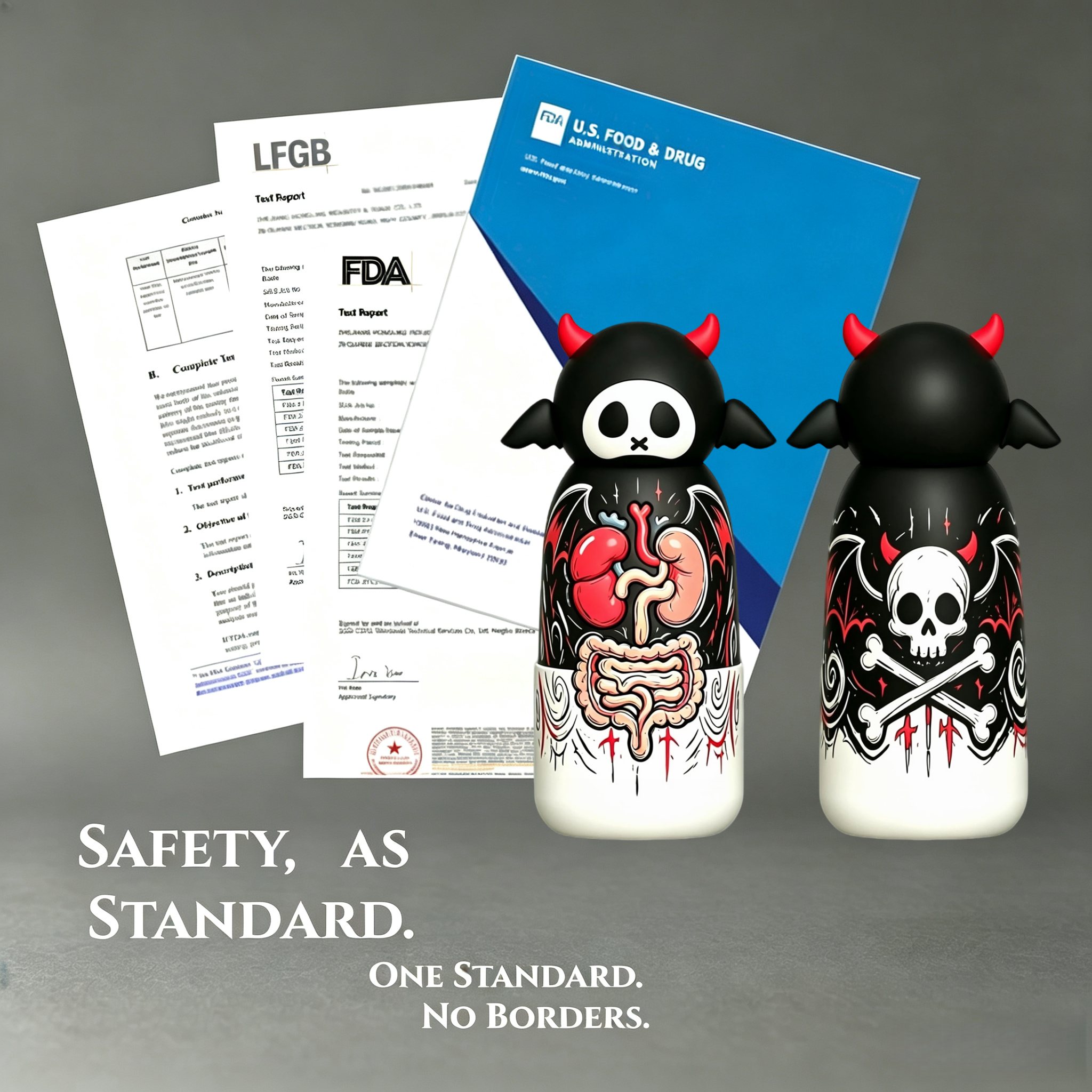 107#Halloween Soccer Water Bottle with Football Lid | Insulated Sports Tumbler for Kids & Fans
