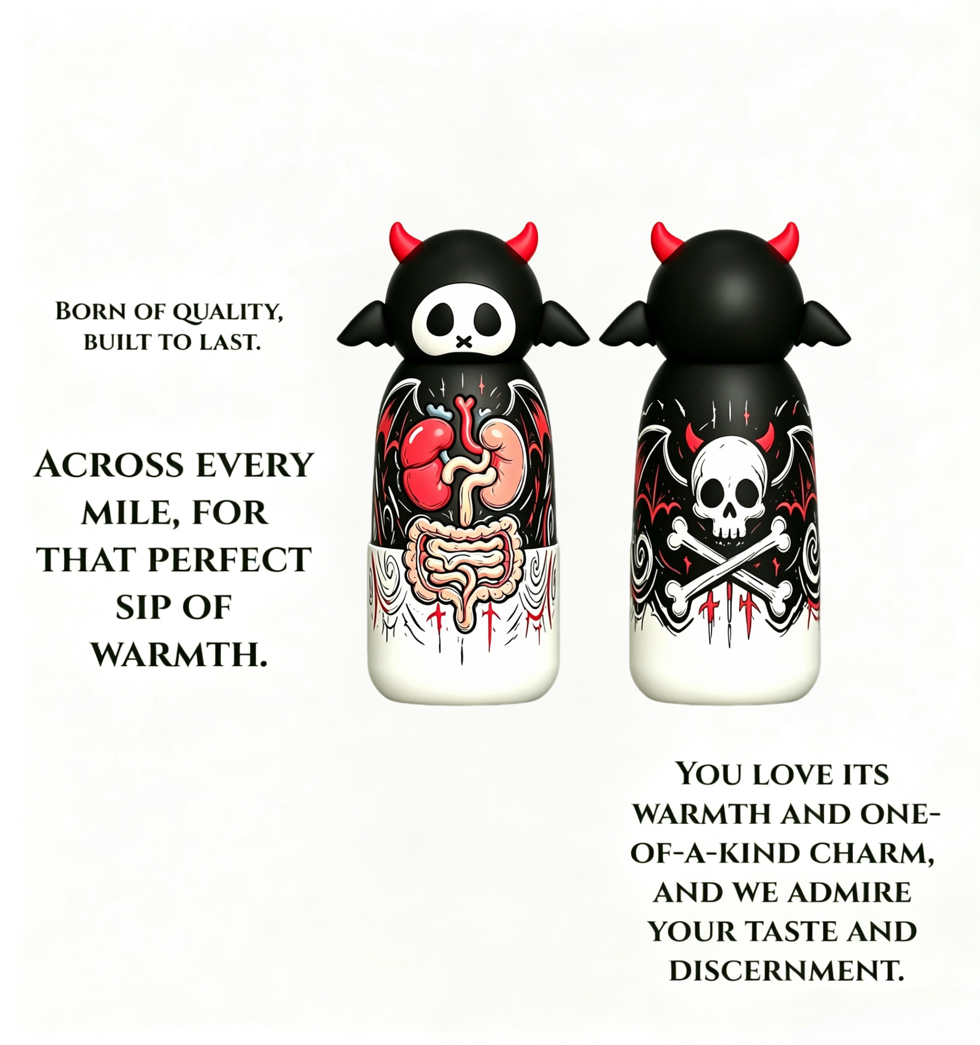 107#Halloween Soccer Water Bottle with Football Lid | Insulated Sports Tumbler for Kids & Fans