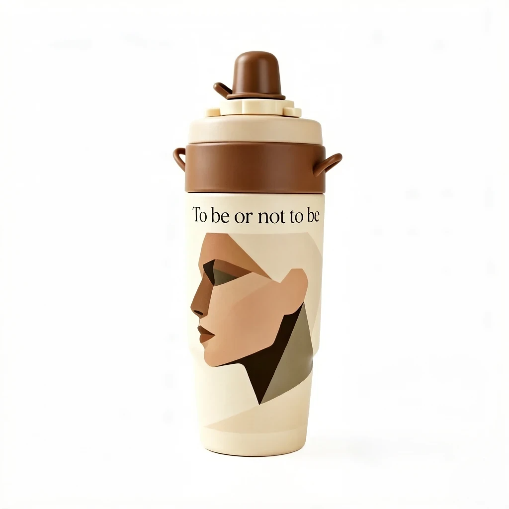 4-in-1 Rotating Multi-Flavor Tumbler with Ice Compartment | Insulated Travel Cup