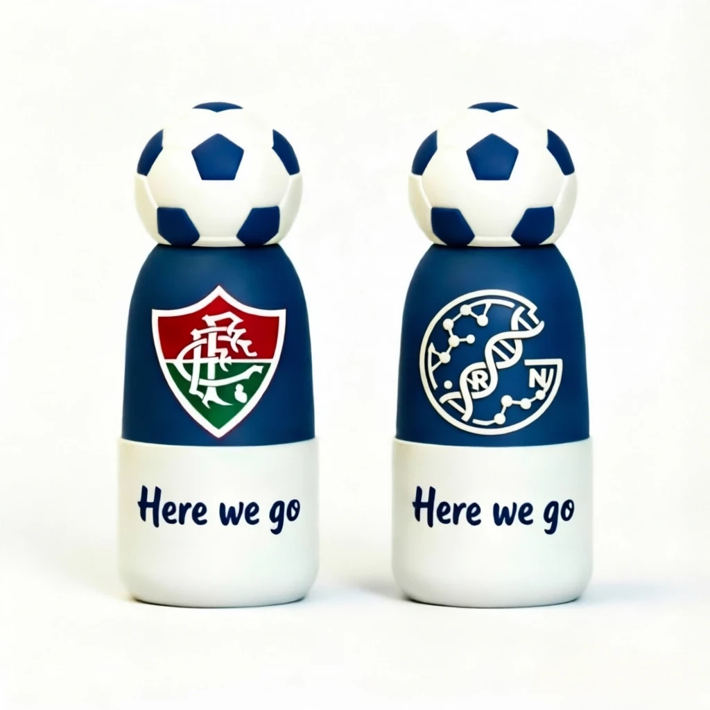 Soccer Water Bottle with Football Lid | Insulated Sports Tumbler for Kids & Fans