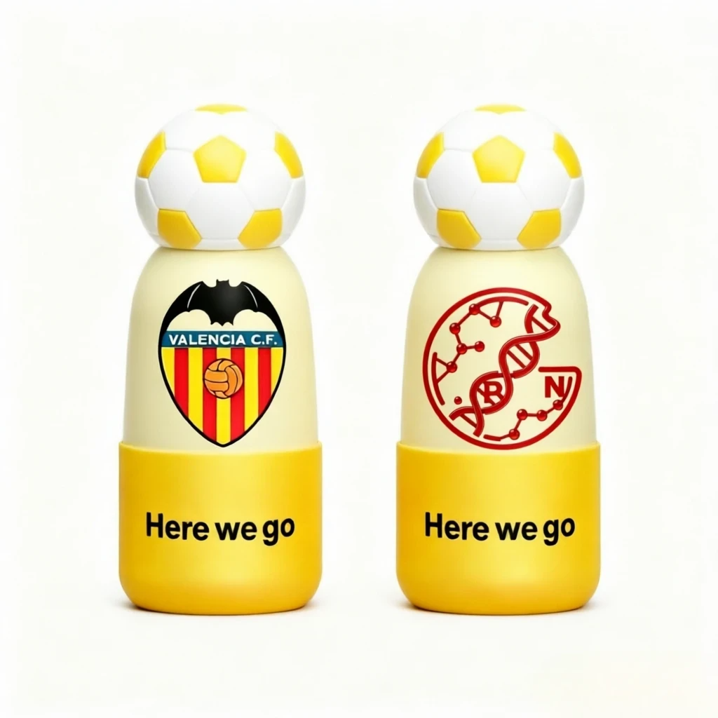 Soccer Water Bottle with Football Lid | Insulated Sports Tumbler for Kids & Fans