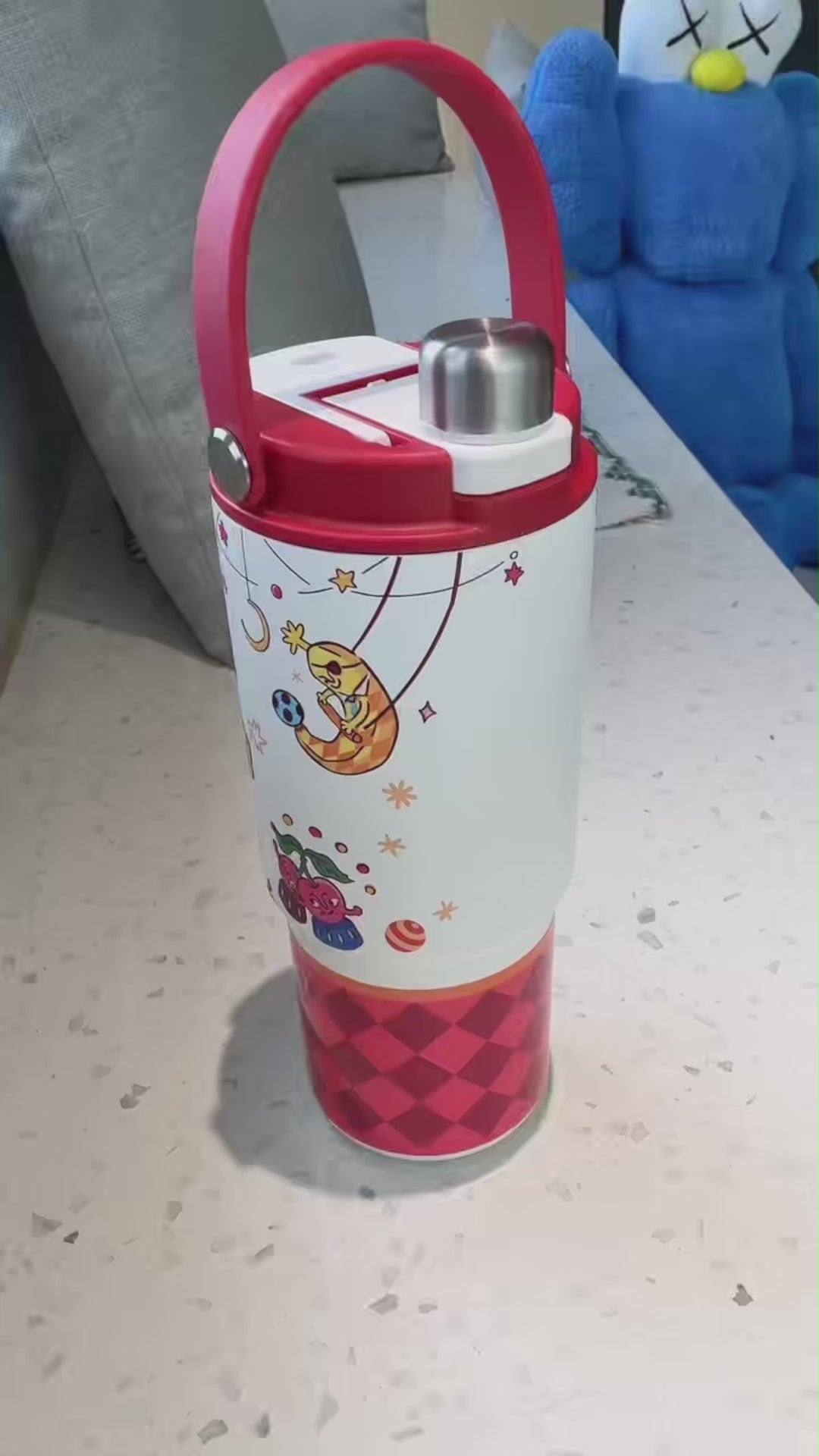 Large Capacity Stainless Steel Insulated Tumbler with Handle | OEM ODM Custom Logo Private Label Wholesale Manufacturer