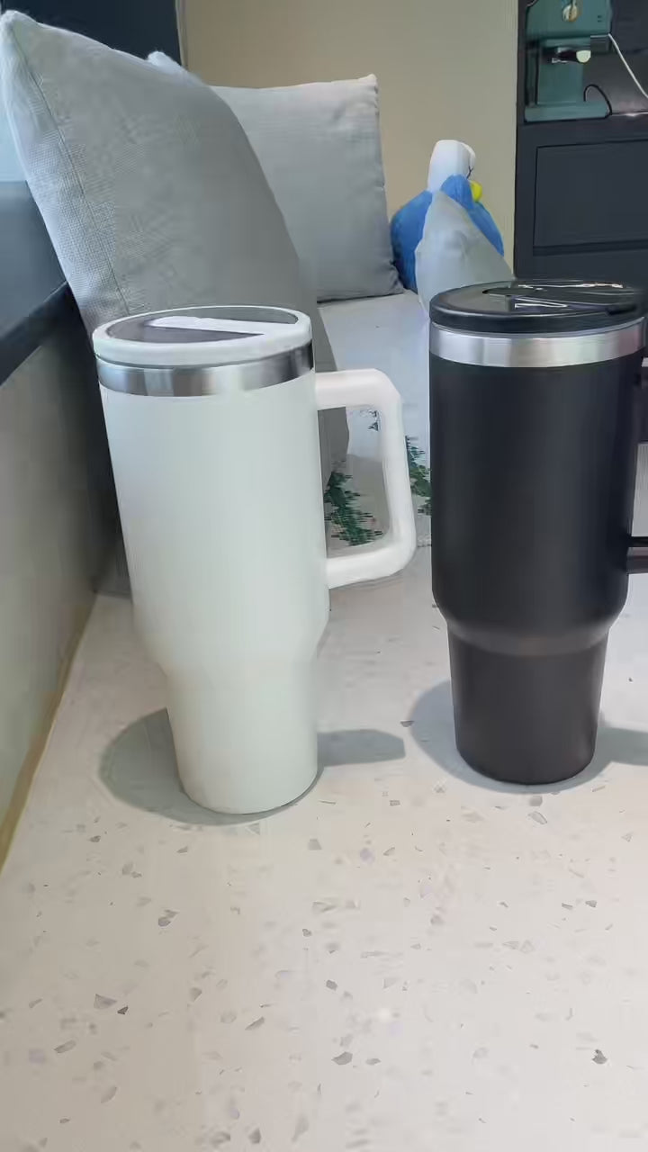 Large Capacity Stainless Steel Insulated Tumbler with Handle | OEM ODM Custom Logo Private Label Wholesale Manufacturer