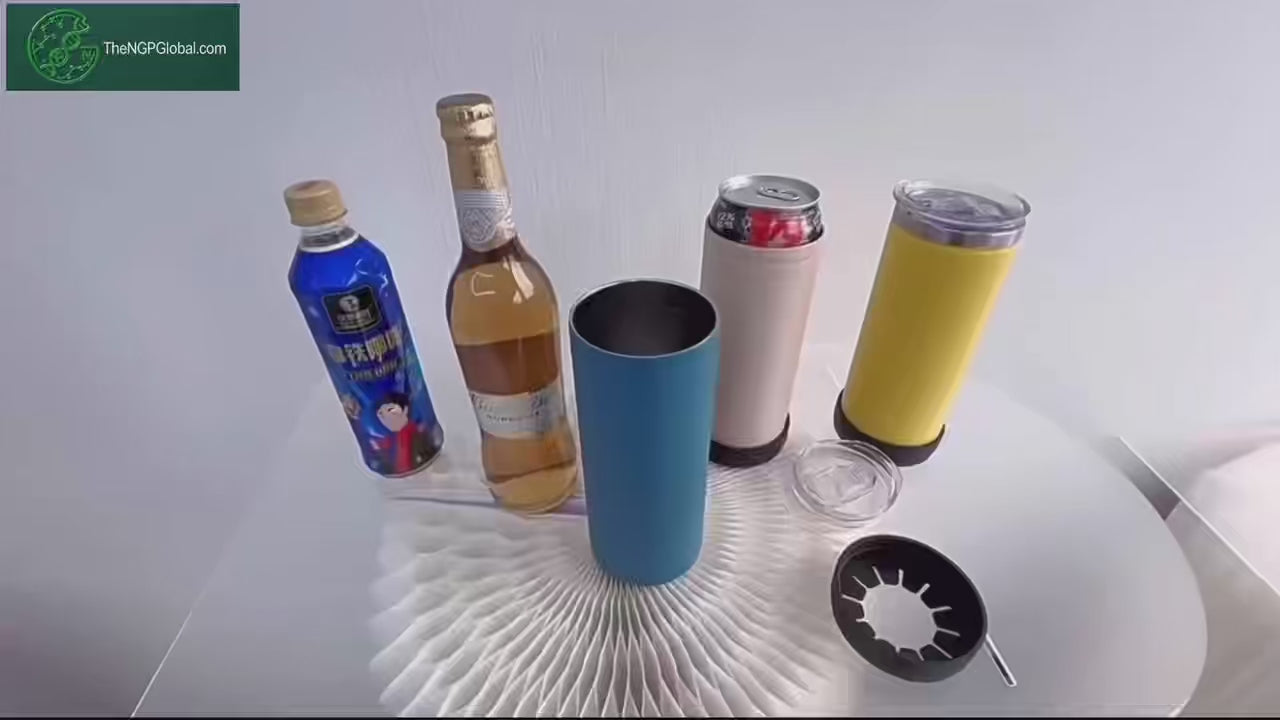 26#Stainless Steel Insulated Can Cooler Sleeve – Double Wall Vacuum Beer Can Cooler, Reusable Beverage Holder for 12oz Cans, Sweat-Free Drink Insulator for Beer, Soda, Camping & Outdoor