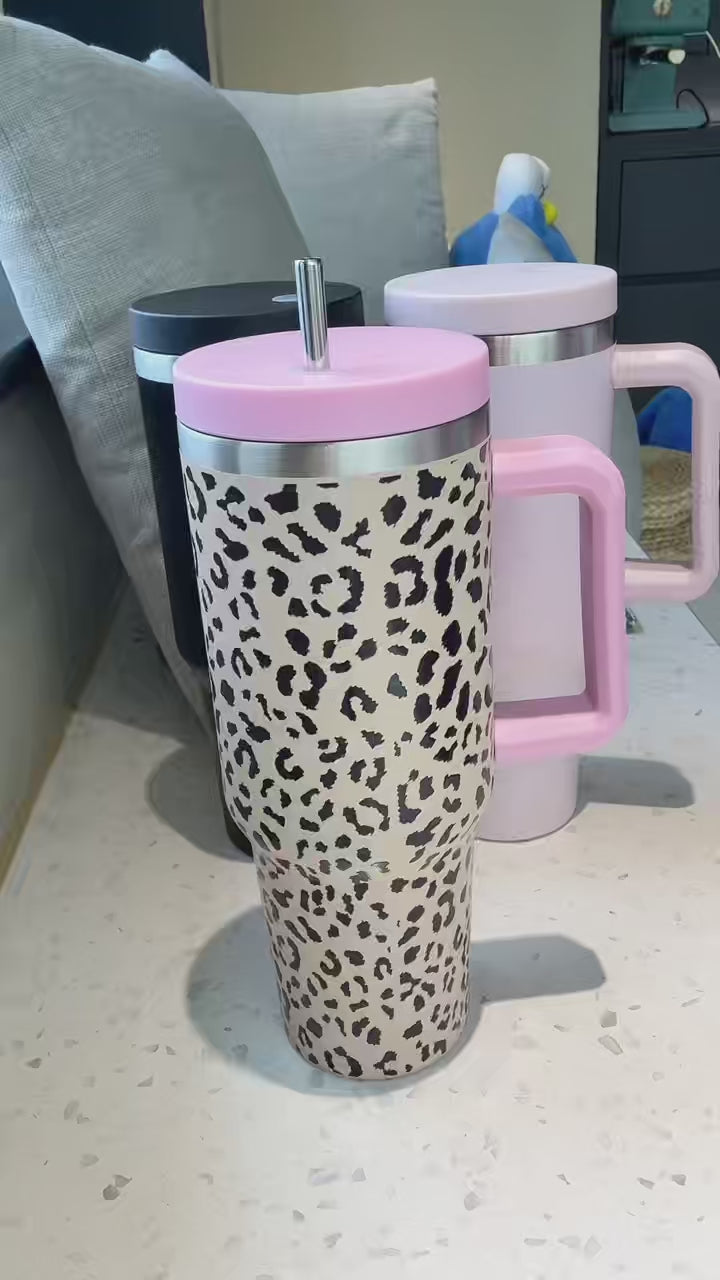 Large Capacity Stainless Steel Insulated Tumbler with Handle | OEM ODM Custom Logo Private Label Wholesale Manufacturer