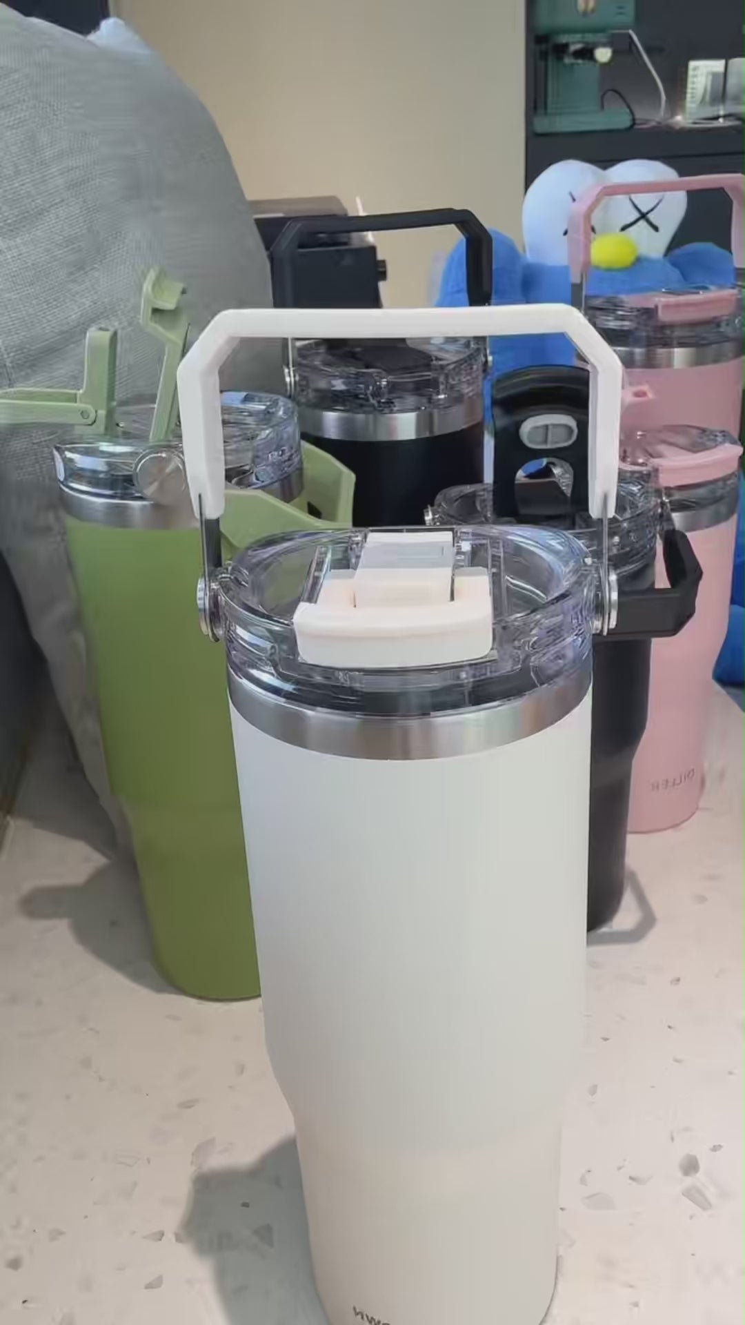Large Capacity Stainless Steel Insulated Tumbler with Handle | OEM ODM Custom Logo Private Label Wholesale Manufacturer