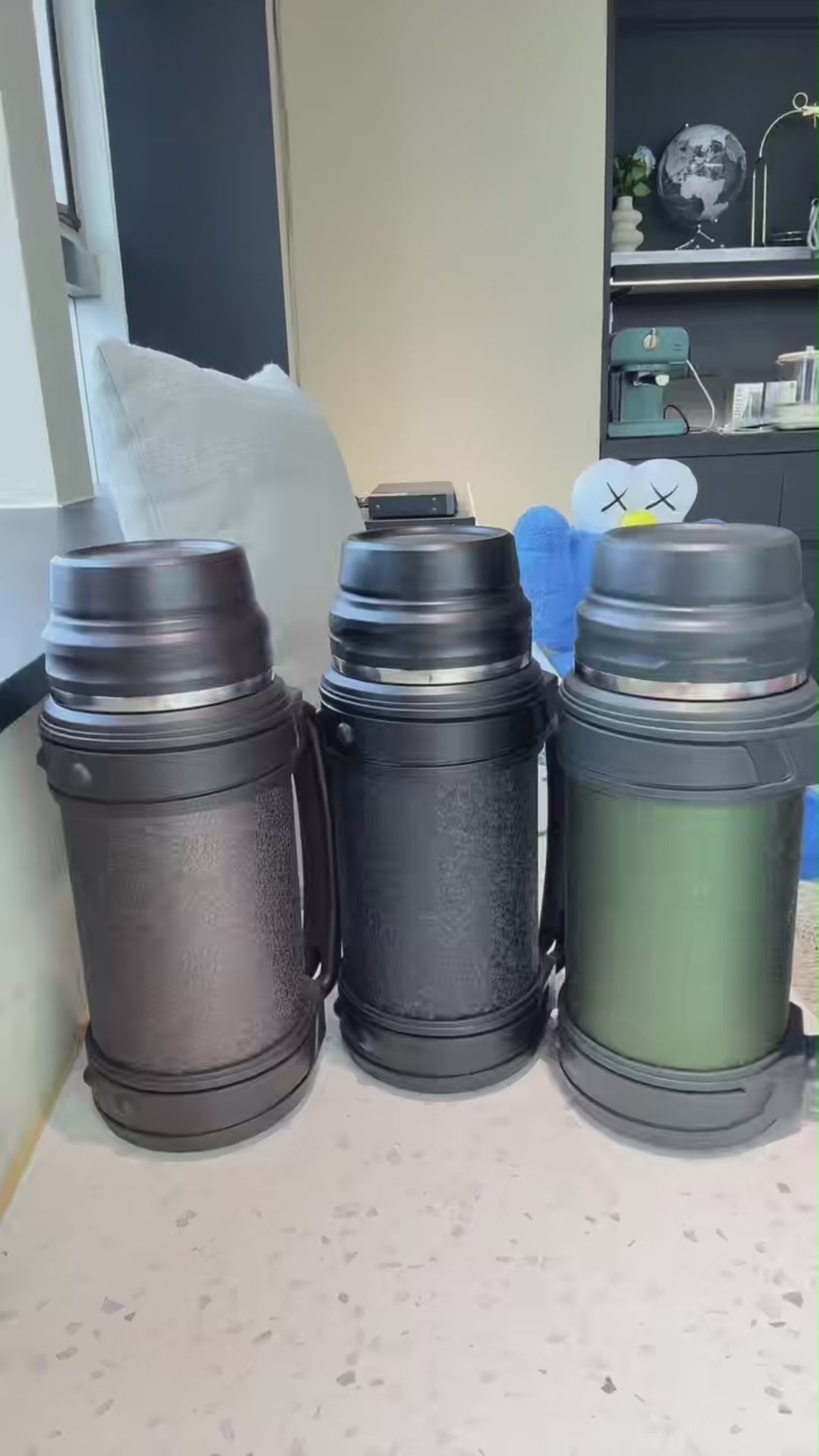 62#Large Capacity Stainless Steel Insulated Tumbler with Handle | OEM ODM Custom Logo Private Label Wholesale Manufacturer