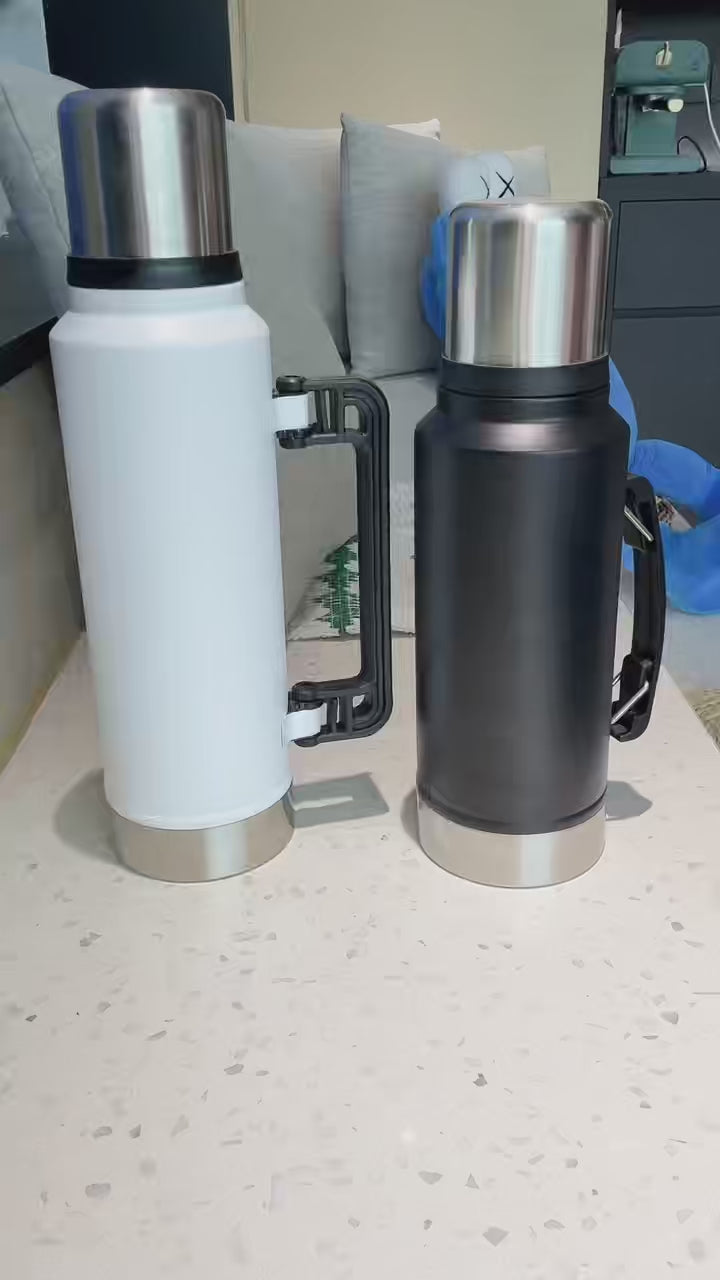 Large Capacity Stainless Steel Insulated Tumbler with Handle | OEM ODM Custom Logo Private Label Wholesale Manufacturer