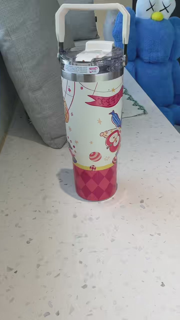 Large Capacity Stainless Steel Insulated Tumbler with Handle | OEM ODM Custom Logo Private Label Wholesale Manufacturer