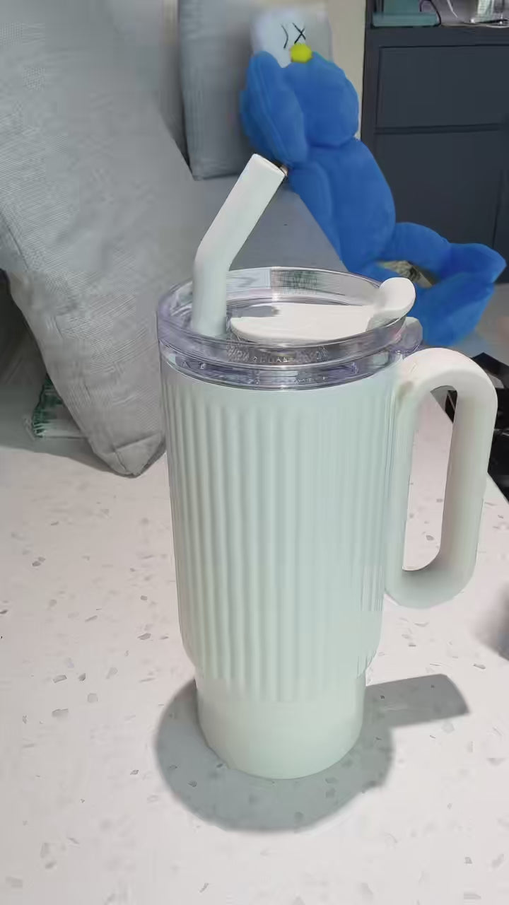Large Capacity Stainless Steel Insulated Tumbler with Handle | OEM ODM Custom Logo Private Label Wholesale Manufacturer